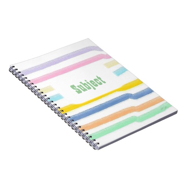 Cuaderno Sujeto a rayas (Lado Derecho)