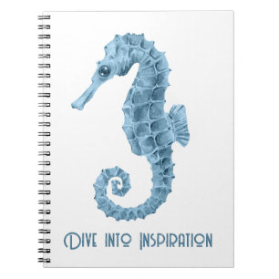Cuaderno Sumergirse en el caballito de mar inspirador