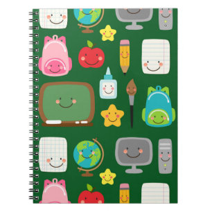 Cuaderno Suministros escolares Kawaii lindos para volver a