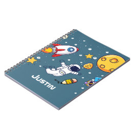 Cuaderno Suministros Escolares Personalizados para Astronau