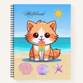 Cuaderno Summer Beach Cat
