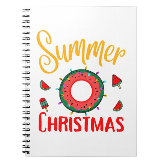 Cuaderno Summer Christmas July (Frente)