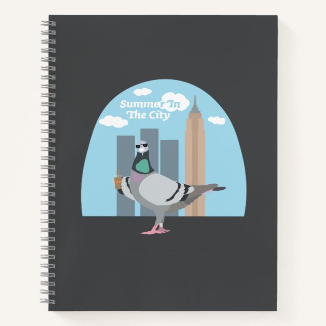 Cuaderno Summer In The City Spiral Notebook (Anverso)