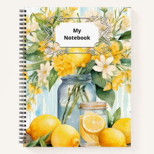 Cuaderno Summer Lemon Blossom Jar