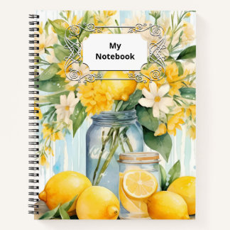 Cuaderno Summer Lemon Blossom Jar