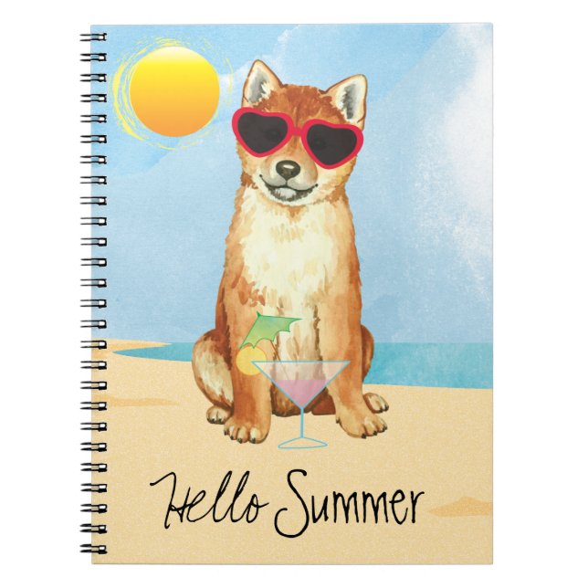 Cuaderno Summer Shiba Inu (Frente)