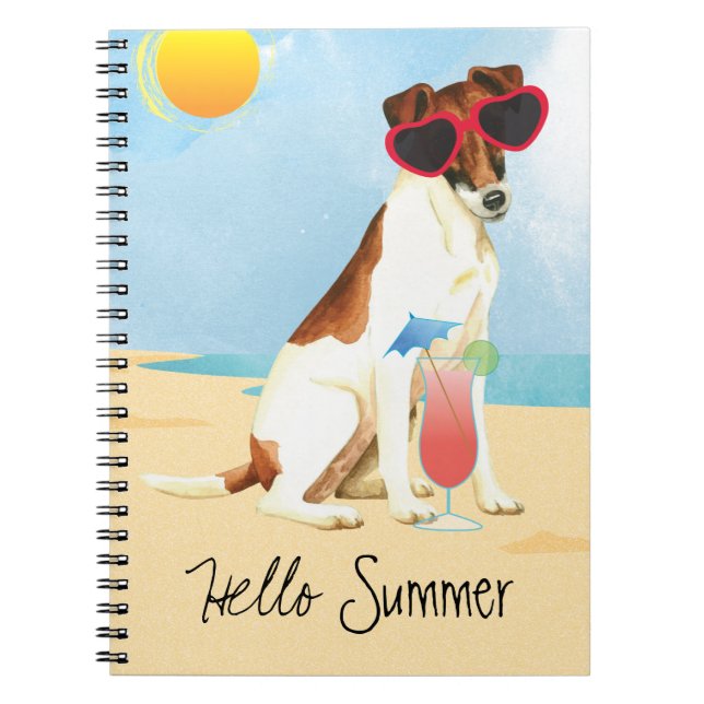 Cuaderno Summer Smooth Fox Terrier (Frente)