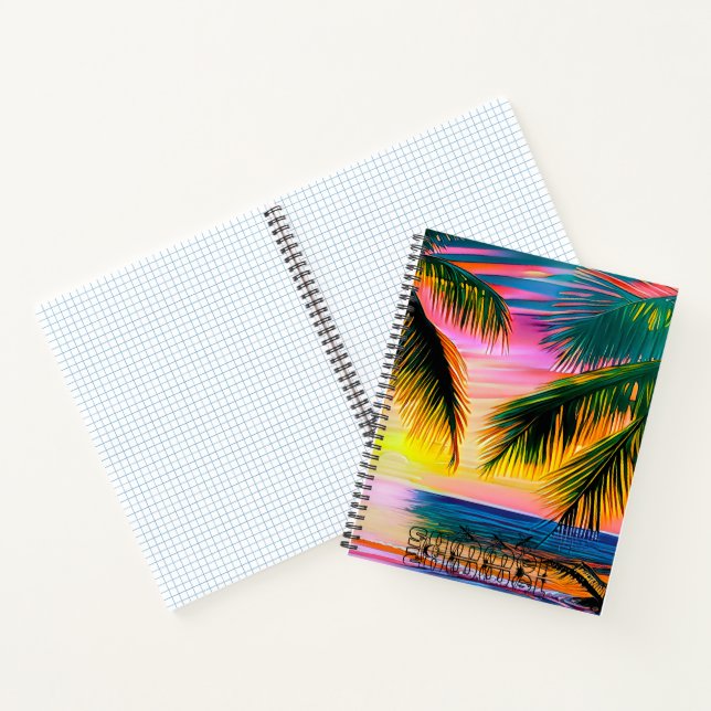 CUADERNO SUMMER SUNSET. (Interior)