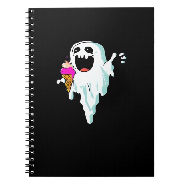 Cuaderno Summerween - Kawaii Con El Clásico De IceCream (Frente)