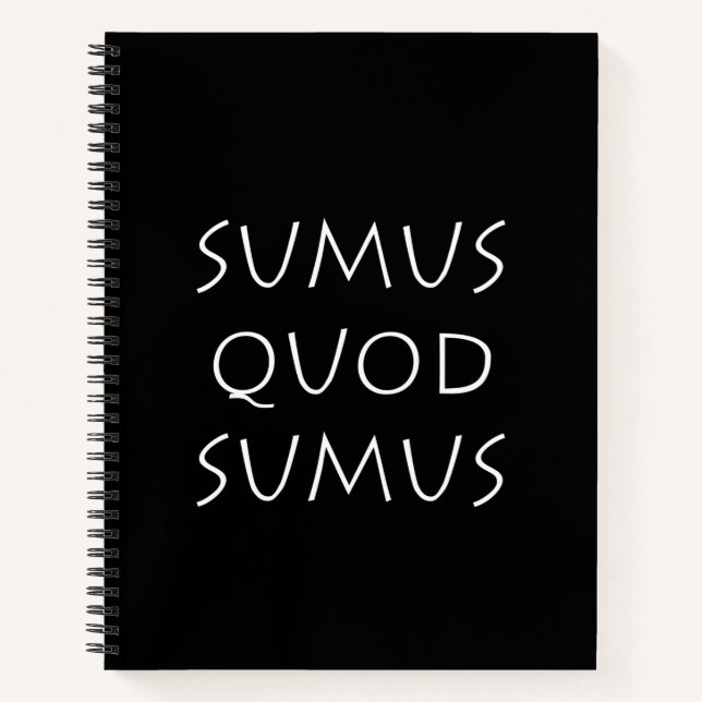 Cuaderno Sumus quod sumus (Anverso)