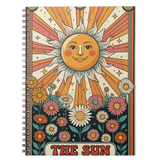 Cuaderno Sun Tarot Notebook, Boho Sun Journal