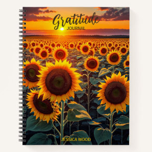 Cuaderno Sunflower Gratitude Journal, Ley de atracción