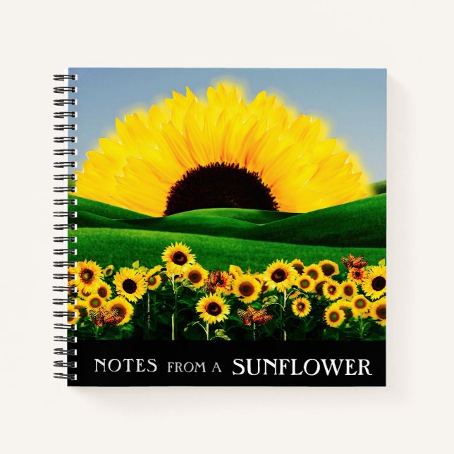 CUADERNO SUNFLOWER HILL (Anverso)