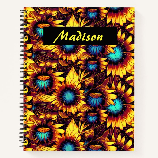 Cuaderno Sunflower Luminoso (Anverso)