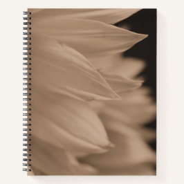 Cuaderno Sunflower Petals in Sepia Tone 