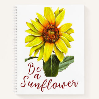 Cuaderno Sunflower Spiral Notebook
