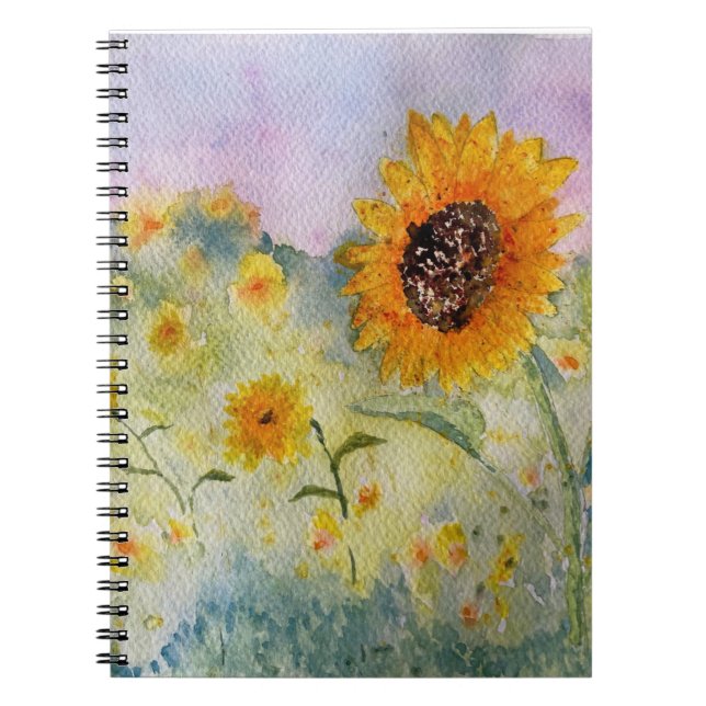 Cuaderno Sunflower Watercolor (Frente)