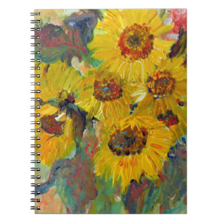 Cuaderno sunflower writing pad