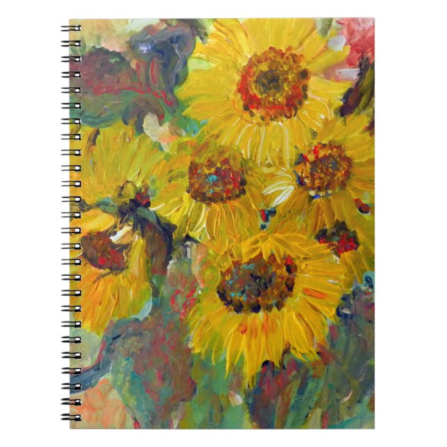 Cuaderno sunflower writing pad (Frente)