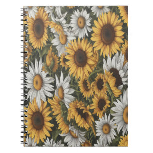 Cuaderno Sunflowers Daisies #1 -