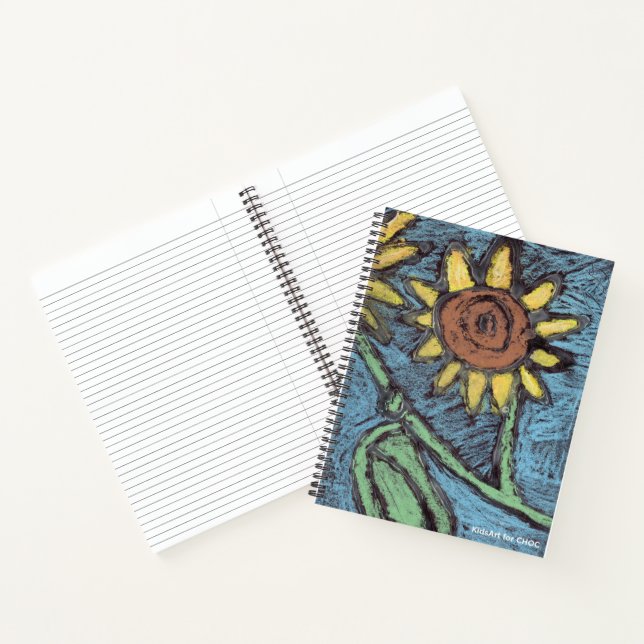 Cuaderno Sunflowers Forever - Niños Art for CHOC (Interior)