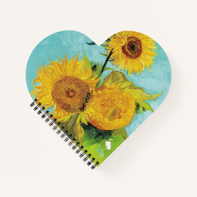 Cuaderno Sunflowers Vincent van Gogh (Anverso)