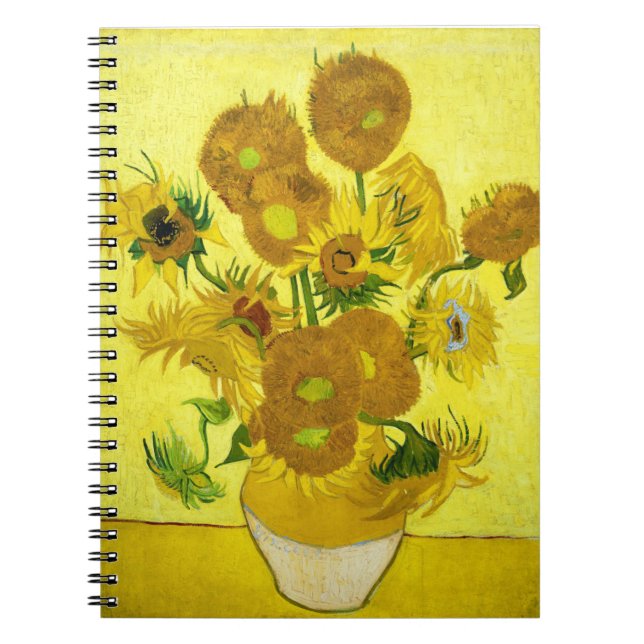 Cuaderno Sunflowers Vincent van Gogh (Frente)