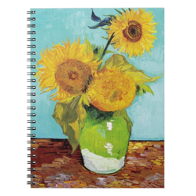 Cuaderno Sunflowers Vincent van Gogh (Frente)