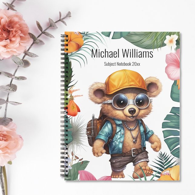 Cuaderno Sunny Adventures with Beachy Bear - Listo para div (Subido por el creador)