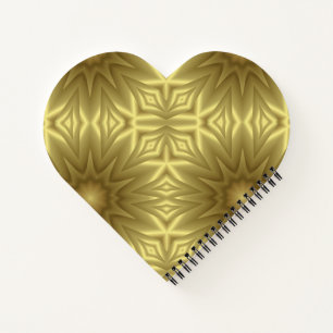 Cuaderno Sunny Bliss: Plantilla floral dorada amarilla