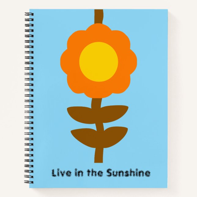 Cuaderno Sunny Bloom Notebook (Anverso)