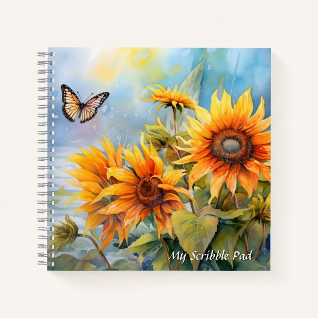 Cuaderno Sunny Blooms & Butterfly Dreams (Anverso)