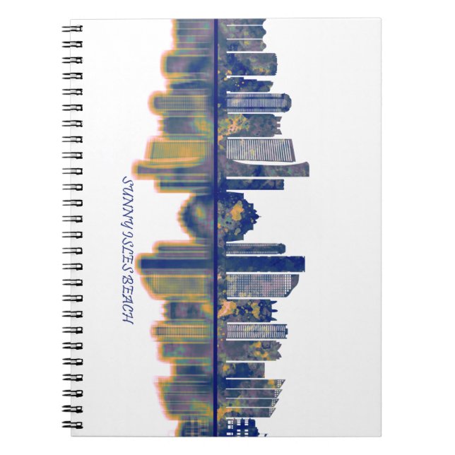 Cuaderno Sunny Isles Beach Skyline (Frente)