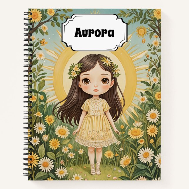 Cuaderno Sunny Serenade Personalizada (Anverso)