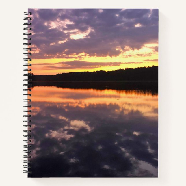 Cuaderno Sunrise Over Bear Lake (Anverso)