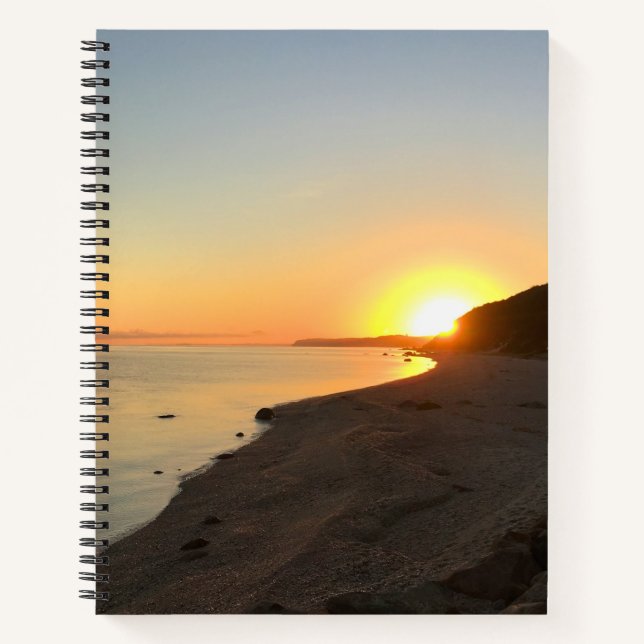 Cuaderno Sunrise Over Long Island Sound (Anverso)
