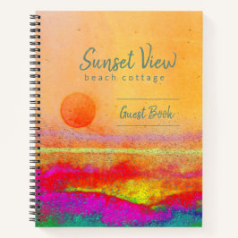 Cuaderno Sunset Art Beach House Alquiler de vacaciones Libr
