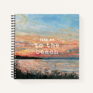 Cuaderno Sunset Beach Vacation Lake House