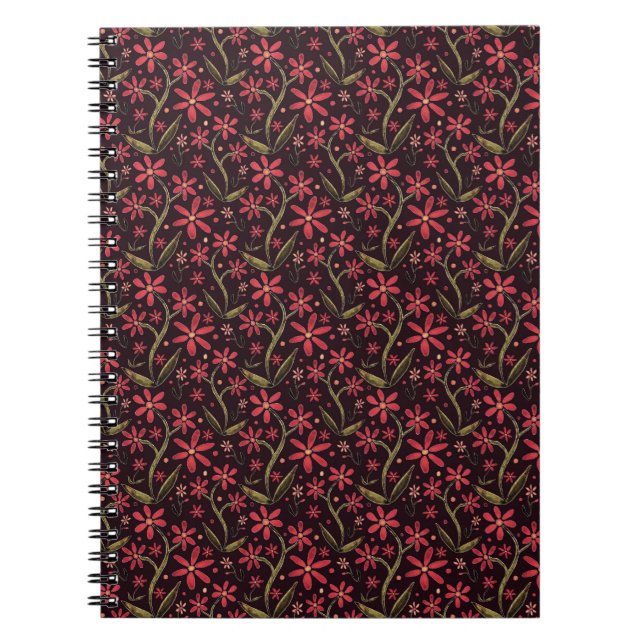 Cuaderno Sunset | Dancing Watercolor Daisies (Frente)