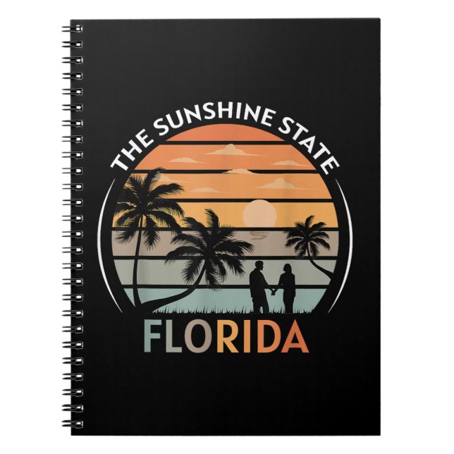 Cuaderno Sunset de la playa de Verano de Florida (Frente)