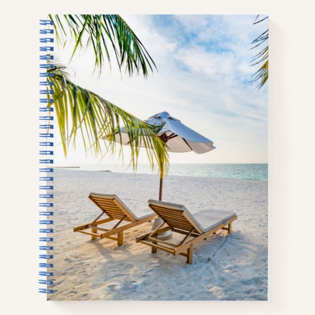 Cuaderno Sunset de playa asombrosa (Anverso)