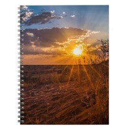 Cuaderno Sunset on the Kalahari desert, Namibia