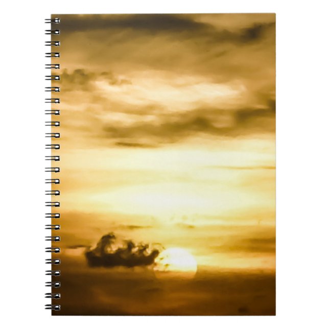 Cuaderno Sunset On The Pacific Ocean (Frente)