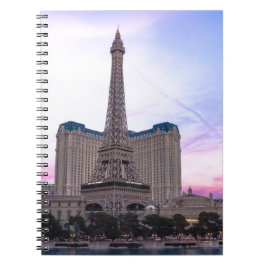 Cuaderno Sunset Paris Las Vegas Tour Eiffel Fake