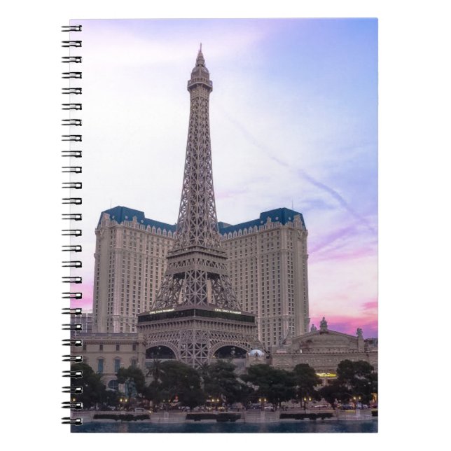 Cuaderno Sunset Paris Las Vegas Tour Eiffel Fake (Frente)