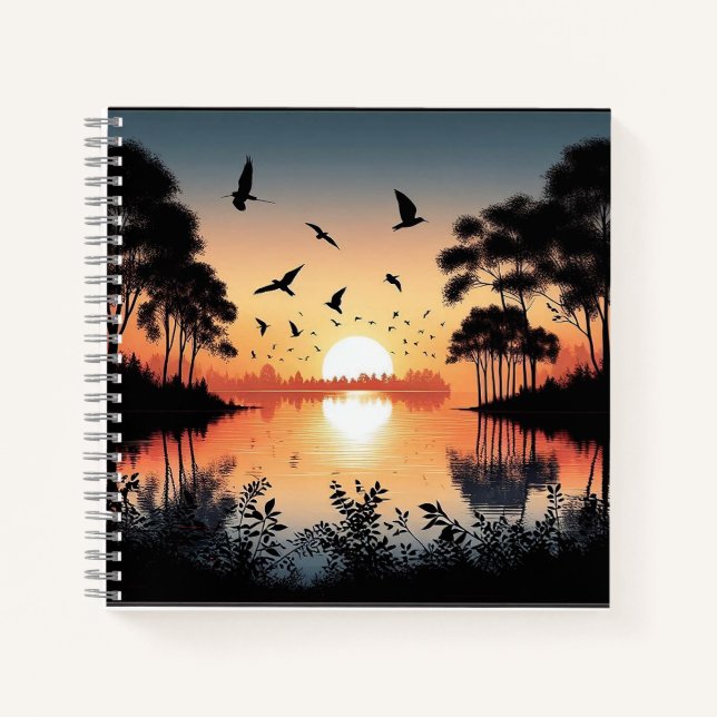 Cuaderno Sunset Serenity  (Anverso)