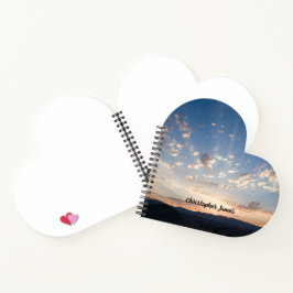 Cuaderno Sunset Sky personalizado