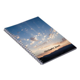 Cuaderno Sunset Sky personalizado
