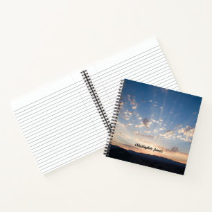 Cuaderno Sunset Sky personalizado