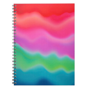 Cuaderno "Sunset Sorbet" arte abstracto colorido